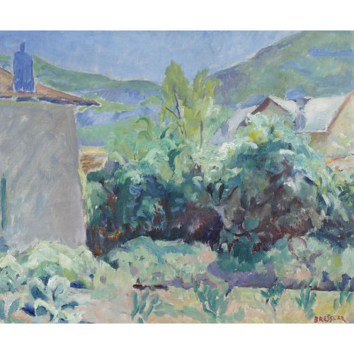 �MILE BRESSLER : 'Dans le jardin' (DOBIASCHOFSKY AUKTIONEN AG)