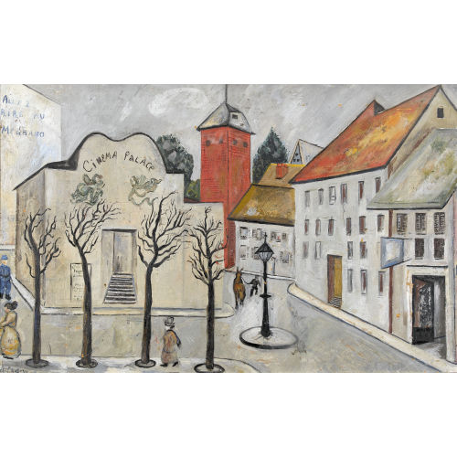 ANDR� LANSKOY : Herbstliche Stadtansicht (DOBIASCHOFSKY AUKTIONEN AG)