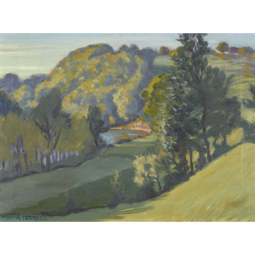 WALDEMAR THEOPHIL FINK : 'An der Aare bei Reichenbach' (DOBIASCHOFSKY AUKTIONEN AG)