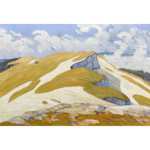 OTTO WIESER : Felsige Landschaft im Vorfr�hling (DOBIASCHOFSKY AUKTIONEN AG)