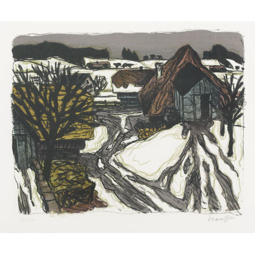 FRED STAUFFER : Schneeschmelze (DOBIASCHOFSKY AUKTIONEN AG)