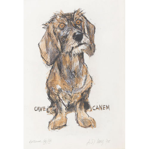 FRITZ HUG : 'Cave Canem' (DOBIASCHOFSKY AUKTIONEN AG)