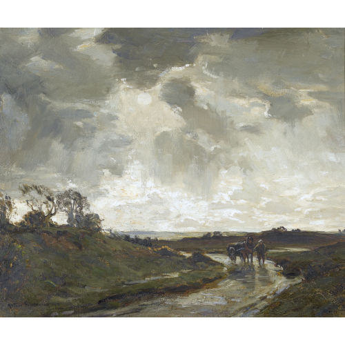ARTHUR A. FRIEDENSON : Herbstliche Landschaftspartie (DOBIASCHOFSKY AUKTIONEN AG)