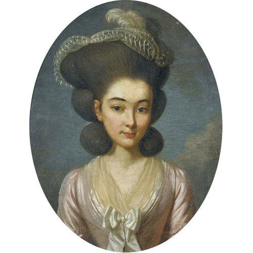 SIGMUND FREUDENBERGER : Catherine Henriette Haller (verheiratete von Tscharner) (DOBIASCHOFSKY AUKTIONEN AG)
