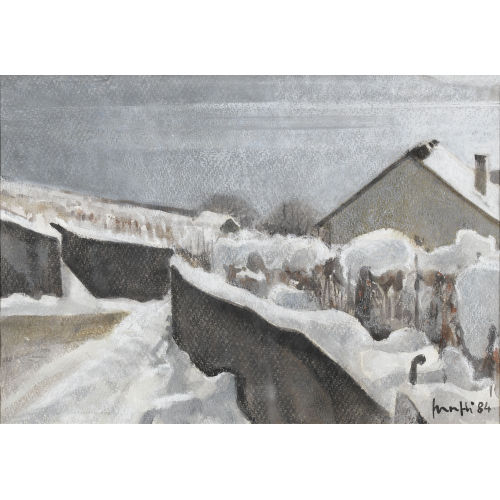 WALTER MAFLI : 'Lavaux sous la neige' (DOBIASCHOFSKY AUKTIONEN AG)