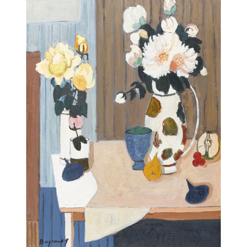 GEORGES BORGEAUD : 'Les roses' (DOBIASCHOFSKY AUKTIONEN AG)