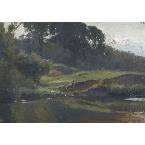OTTO FR�LICHER : Sommerliche Bachlandschaft (DOBIASCHOFSKY AUKTIONEN AG)