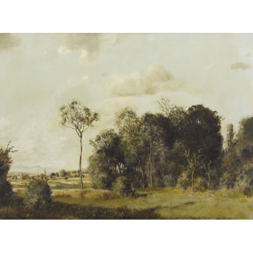 RUDOLF M�LLER : Sommerliche Landschaft am Waldrand (DOBIASCHOFSKY AUKTIONEN AG)