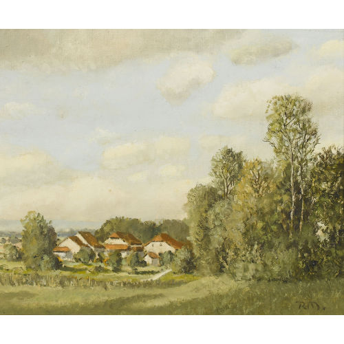 RUDOLF M�LLER : Blick auf Dompierre (DOBIASCHOFSKY AUKTIONEN AG)