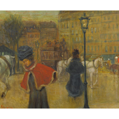 TH�OPHILE-ALEXANDRE STEINLEN : 'Sc�ne de rue' (DOBIASCHOFSKY AUKTIONEN AG)