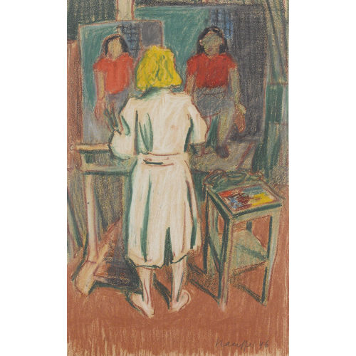 FRED STAUFFER : Im Atelier (DOBIASCHOFSKY AUKTIONEN AG)