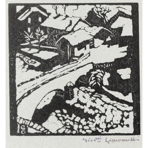 GIOVANNI GIACOMETTI : 'Il ponte al sole. - Die Br�cke in Stampa' (DOBIASCHOFSKY AUKTIONEN AG)