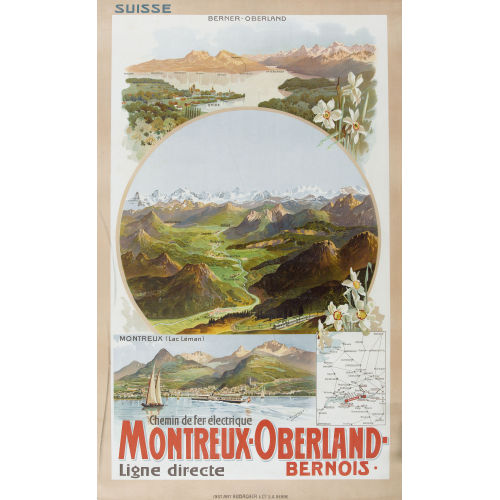 ANTON RECKZIEGEL : 'Montreux-Oberland-Bernois' (DOBIASCHOFSKY AUKTIONEN AG)