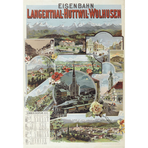 ANTON RECKZIEGEL : 'Langenthal-Huttwil-Wollhusen' (DOBIASCHOFSKY AUKTIONEN AG)
