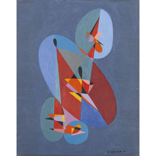 WLADYSLAW LOPUSZNIAK : Geometrische Komposition (DOBIASCHOFSKY AUKTIONEN AG)