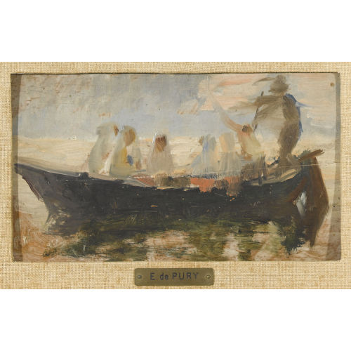 BARON EDMOND JEAN DE PURY : Die Bootsfahrt (DOBIASCHOFSKY AUKTIONEN AG)