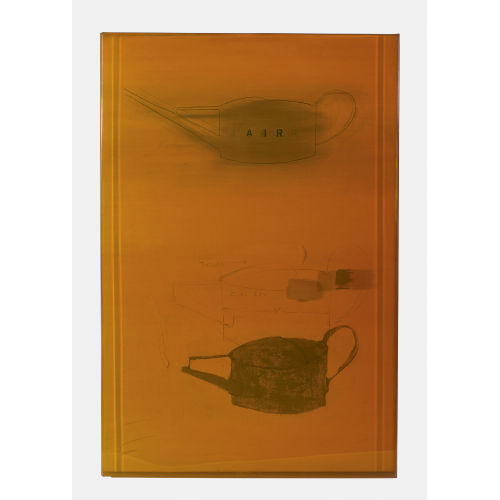 DOUGLAS SWAN : 'Zinc watering Can 2. Air Aspect' (DOBIASCHOFSKY AUKTIONEN AG)