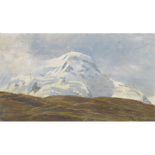 BLANCHE BERTHOUD : Blick auf den Liskamm (DOBIASCHOFSKY AUKTIONEN AG)