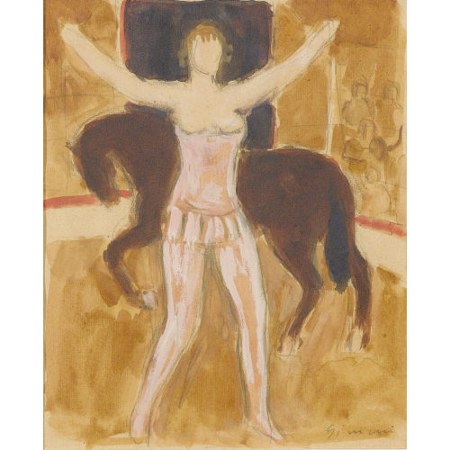 WILHELM GIMMI : In der Manege (DOBIASCHOFSKY AUKTIONEN AG)