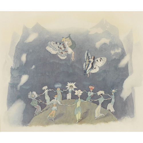ERNST KREIDOLF : 'Parnass. Alpenblumenm�rchen' (DOBIASCHOFSKY AUKTIONEN AG)