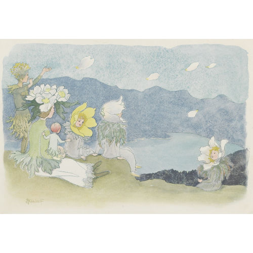 ERNST KREIDOLF : 'Anemonen. Alpenblumenm�rchen' (DOBIASCHOFSKY AUKTIONEN AG)