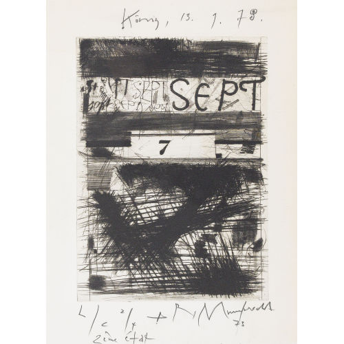 RUDOLF MUMPRECHT : 'Sept' (DOBIASCHOFSKY AUKTIONEN AG)