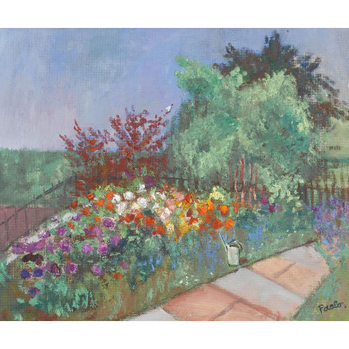 PAUL JAKOB) PAOLO (EIGTL. M�LLER : Sommerlicher Garten (DOBIASCHOFSKY AUKTIONEN AG)