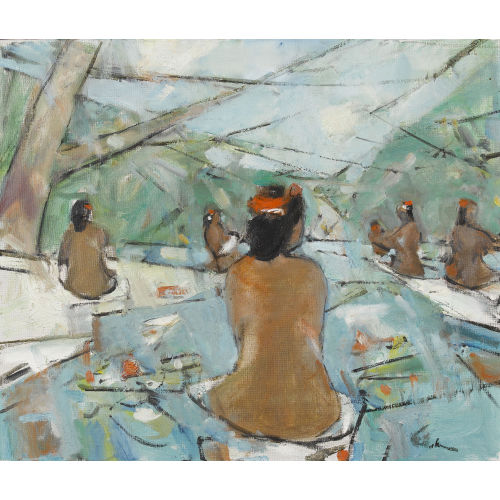 WALTER EMIL M�LLER : Frauen am Strand (DOBIASCHOFSKY AUKTIONEN AG)