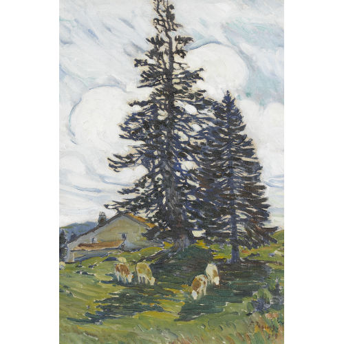 FRAN�OIS LOUIS JAQUES : Landschaft mit weidenden K�hen (DOBIASCHOFSKY AUKTIONEN AG)