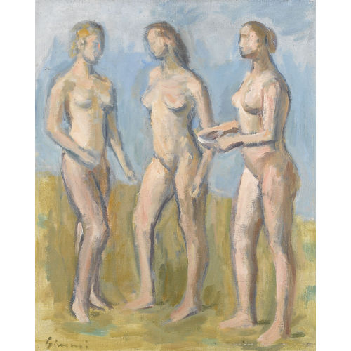 WILHELM GIMMI : 'Les trois baigneuses' (DOBIASCHOFSKY AUKTIONEN AG)