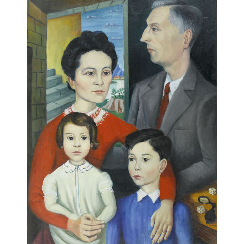 JEAN BERTHOLLE : Familienportr�t (DOBIASCHOFSKY AUKTIONEN AG)