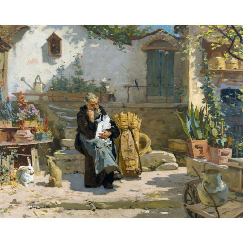 SIMON DURAND : 'Klosterhof' (DOBIASCHOFSKY AUKTIONEN AG)