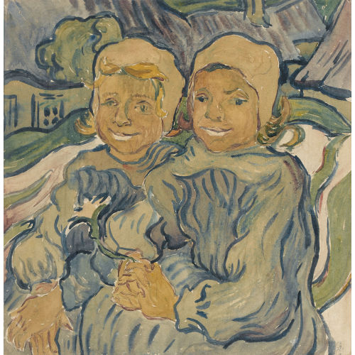 GIOVANNI GIACOMETTI : 'Les deux enfants' (DOBIASCHOFSKY AUKTIONEN AG)