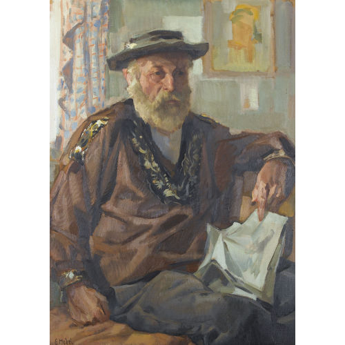 ERNST II HODEL : Portr�t eines Bauern in Tracht (DOBIASCHOFSKY AUKTIONEN AG)