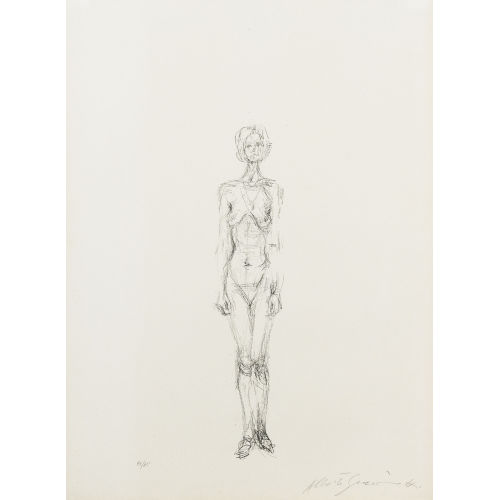 ALBERTO GIACOMETTI : 'Standing nude II' (DOBIASCHOFSKY AUKTIONEN AG)