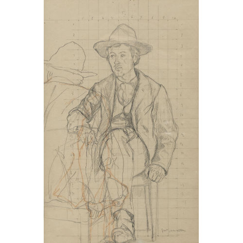 GIOVANNI GIACOMETTI : Studie zu 'Nell′osteria' (DOBIASCHOFSKY AUKTIONEN AG)