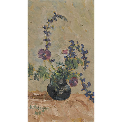 ERNST SAMUEL GEIGER : Blumenstillleben (DOBIASCHOFSKY AUKTIONEN AG)