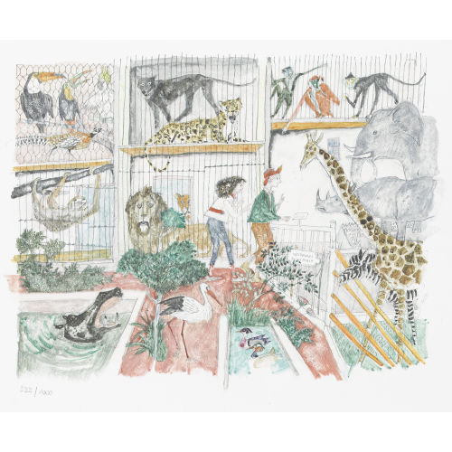 ALOIS CARIGIET : 'Im Zoo' (DOBIASCHOFSKY AUKTIONEN AG)