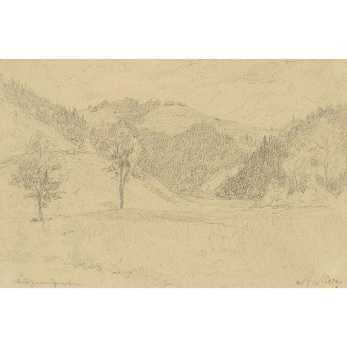 ALBERT ANKER : H�gellandschaft (DOBIASCHOFSKY AUKTIONEN AG)