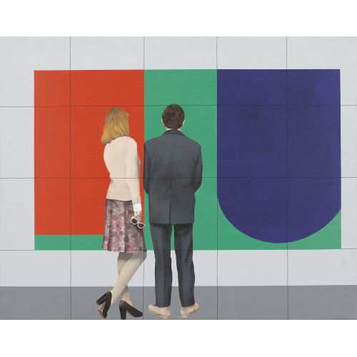 ROBERT BALLAGH : 'Two People with an Ellsworth Kelly' (DOBIASCHOFSKY AUKTIONEN AG)