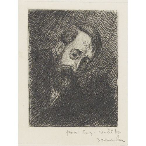 TH�OPHILE-ALEXANDRE STEINLEN : Selbstbildnis (DOBIASCHOFSKY AUKTIONEN AG)