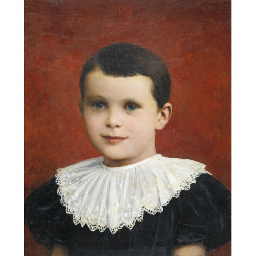 ALBERT ANKER : 'Bildnis des jungen de Bros' (DOBIASCHOFSKY AUKTIONEN AG)