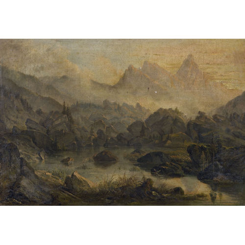JOHANN JAKOB SIEGMUND : Berglandschaft mit einem See (DOBIASCHOFSKY AUKTIONEN AG)