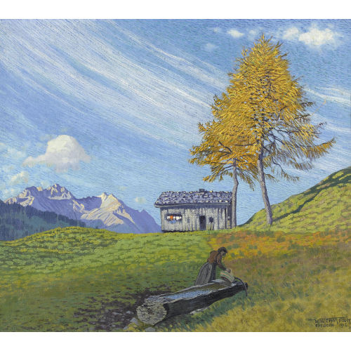 WALDEMAR THEOPHIL FINK : 'Herbstnachmittag' (DOBIASCHOFSKY AUKTIONEN AG)