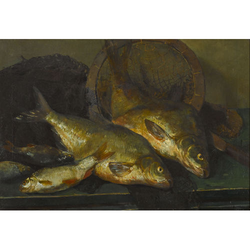 WILLEM KORTELING : Fischstillleben (DOBIASCHOFSKY AUKTIONEN AG)