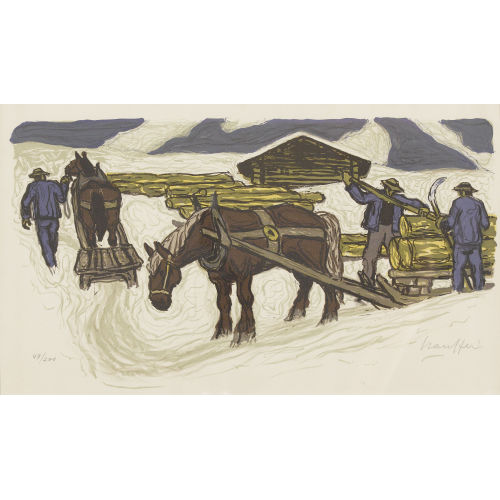 FRED STAUFFER : Winterarbeit (DOBIASCHOFSKY AUKTIONEN AG)