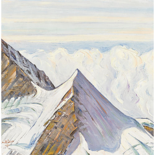 LOUIS D�RR : Die Mathildenspitze am Nordostgrat der Jungfrau (DOBIASCHOFSKY AUKTIONEN AG)
