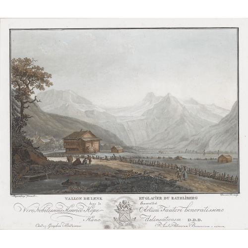 CASPAR WOLF : 'Vallon de Lenk et Glacier du Ratzliberg...' (DOBIASCHOFSKY AUKTIONEN AG)