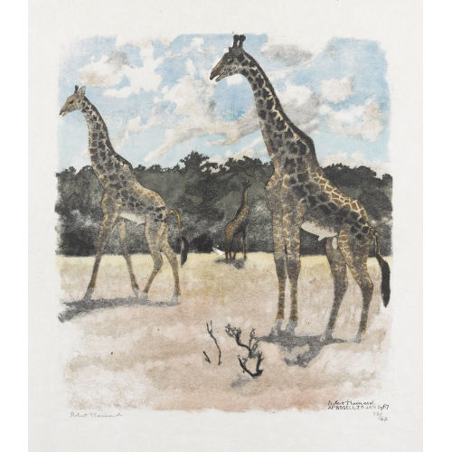 ROBERT HAINARD : 'Trois girafes' (DOBIASCHOFSKY AUKTIONEN AG)