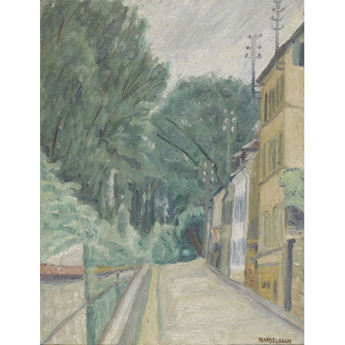 EFRAIM (AUCH MANDEL MANDELBAUM : M�nchner Strassenpartie mit Englischem Garten (DOBIASCHOFSKY AUKTIONEN AG)